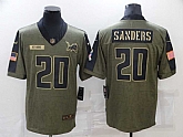 Nike Lions 20 Barry Sanders Olive 2021 Salute To Service Limited Jersey Dzhi,baseball caps,new era cap wholesale,wholesale hats